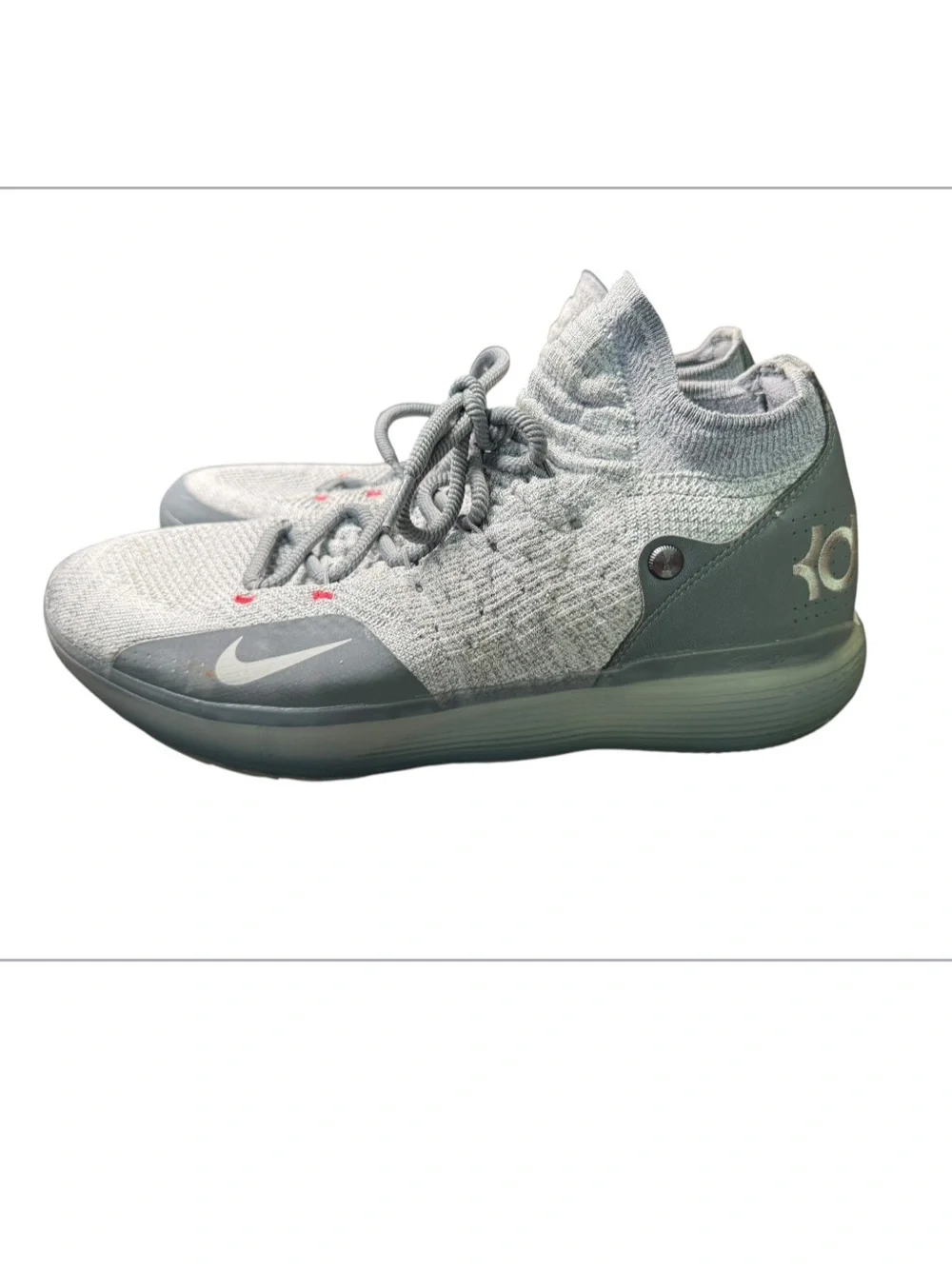 Nike KD Trey 5 VI Basketball Shoes Gray Men’s Size 12.5 Athletic Sneakers